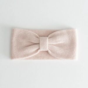 & Other Stories Pink Cashmere Bow Headband NWOT